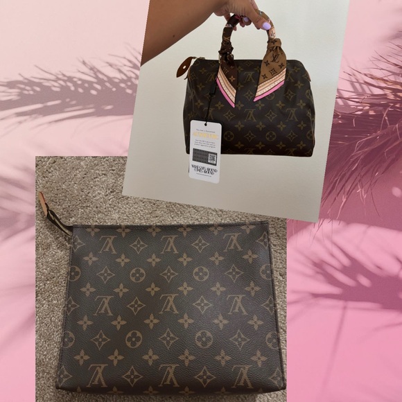 Louis Vuitton Monogram Toiletry 26/ Speedy 25 Bundle - Picture 1 of 1